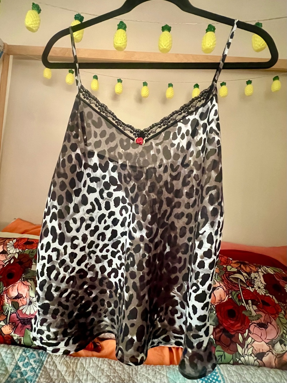 Vintage Leopard Print Camisol Top